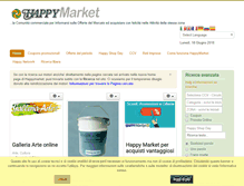 Tablet Screenshot of happymarket.it