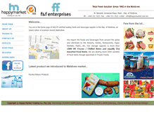 Tablet Screenshot of happymarket.com.mv